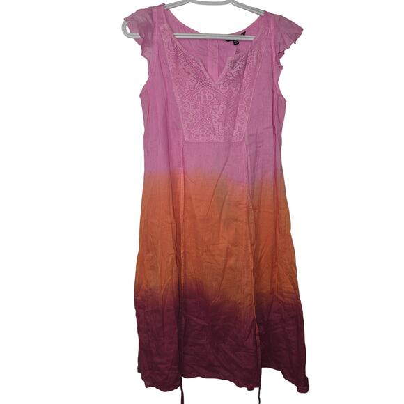 Chaudry KC Ombre Midi Prairie Dress Small - Picture 1 of 4
